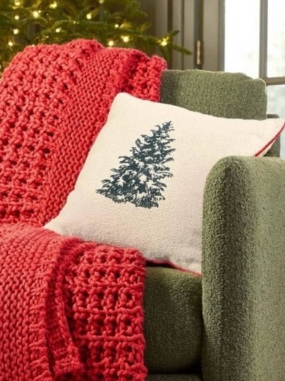 Hearth & Hand Magnolia Tree Icon Square Accent Pillow